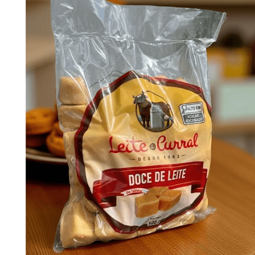 doce de leite de curral em cubinho